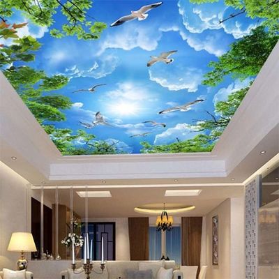 Glossy Pvc Stretch Ceiling Film Manufacturer Digital Printing Soft