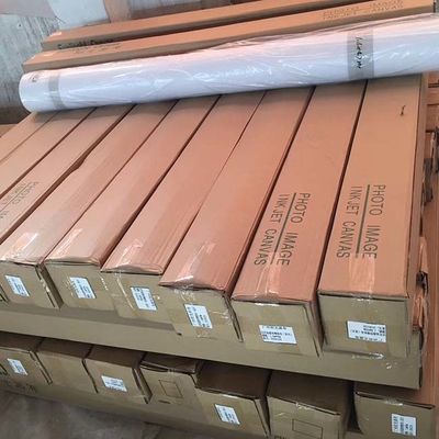 Cloth Bright White Inkjet Paper Roll 24 Inches 610 Mm 0.15 Mm Thick