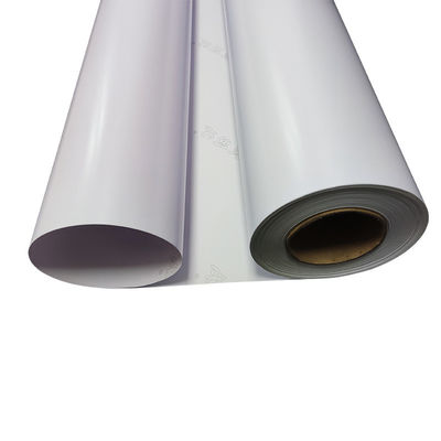 Waterproof Self Adhesive Gloss Vinyl Black Permanent 120G Inkjet Film Roll