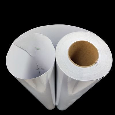 White High Gloss  Exterior Removable Self Adhesive Vinyl Exhaust Groove Film 130G