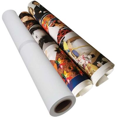1.6m 3m 2m Wide Stretching Inkjet Canvas Roll For Printing 130gsm