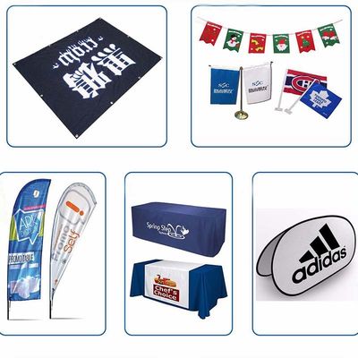 Soft Sublimation Media Paper Flag Cloth Compatible With Sublimation Ink