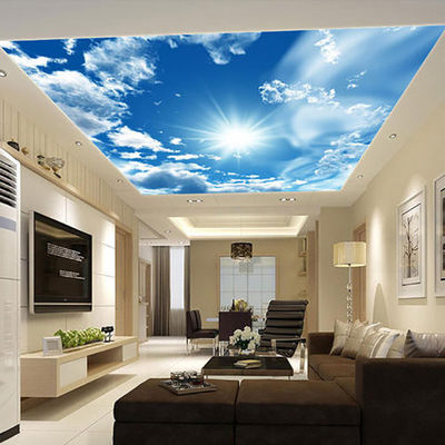 durable Pvc High Gloss Stretch Ceiling Film For Home Decoration Ceilings