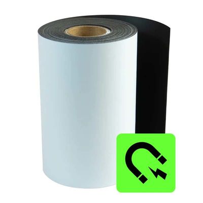 Sign Roll Up Magnetic Sheet Roll Double Sided 1mm Magnetic Sheet Self Adhesive