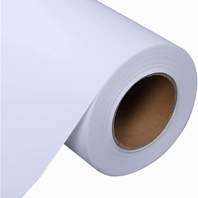 White Matte Canvas Roll 200gsm Waterproof Polyester Canvas Banner  24"X100m For Pigment Ink